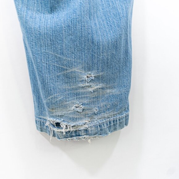 ENYCE Hip Hop Baggy Jeans 44 x 34 Y2K Patch Skater Wide Leg Streetwear - Picture 16 of 16